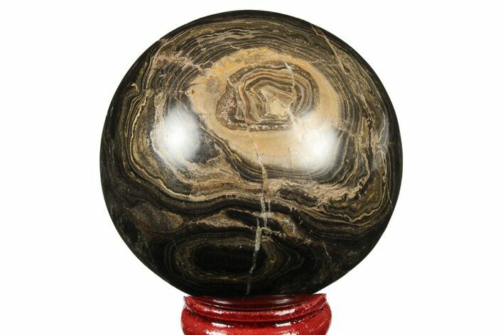 Polished Stromatolite (Greysonia) Sphere - Bolivia #191122